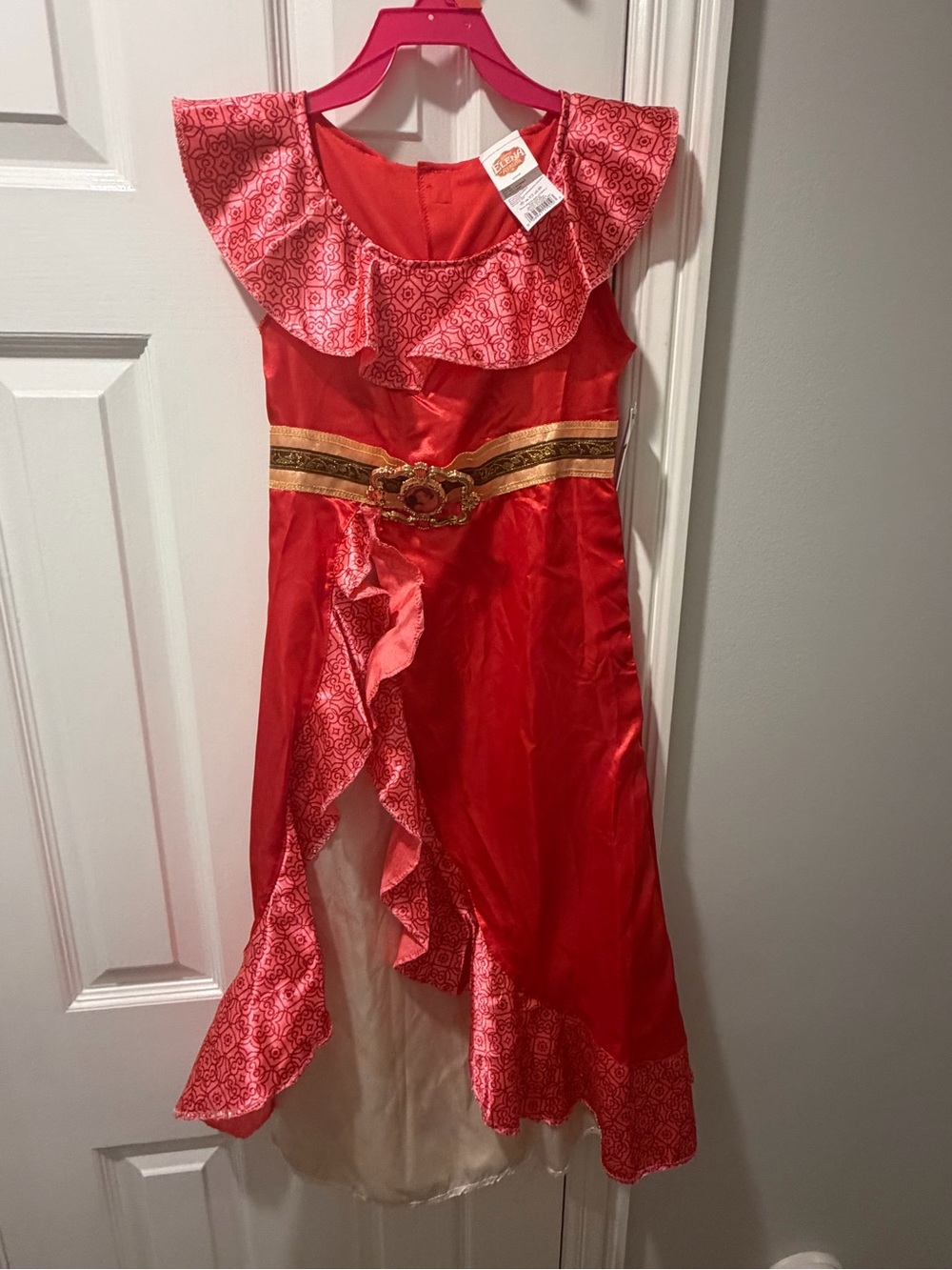 Elena of Avalor Costume Dress with Gold Belt